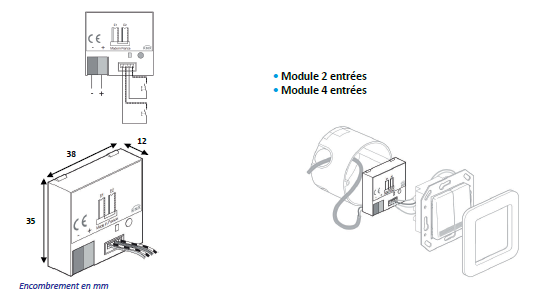 Module dentrée KNX
